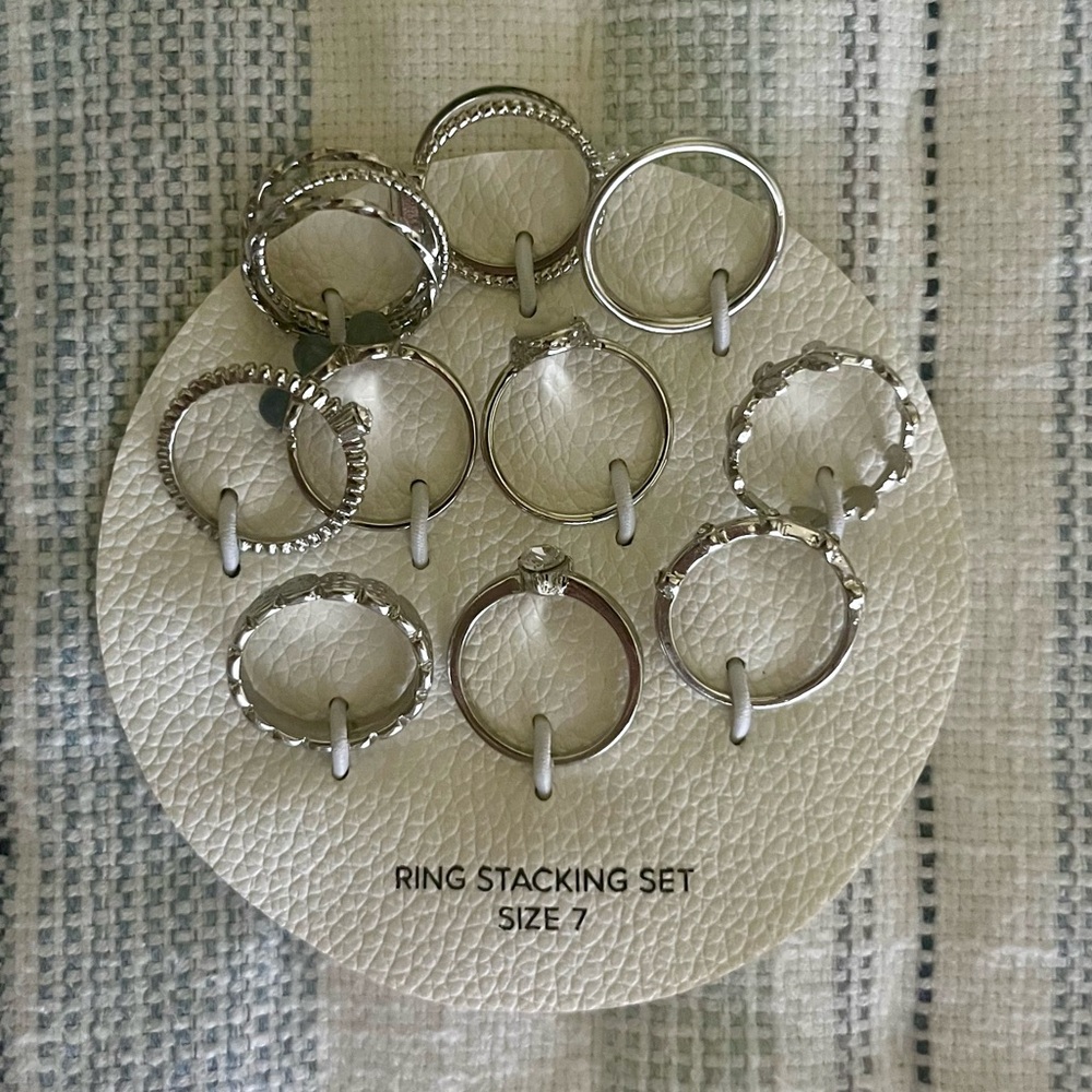 Francesca's Collections Ring Stacking Set